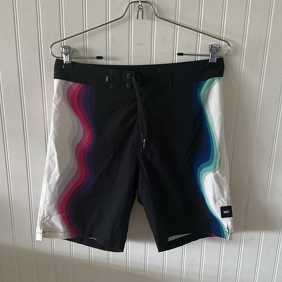 Like New! Vans Multicolor Swim Trunks sz 28 - Picture 5 of 11